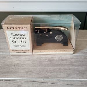 Paper‎ Source Custom Embosser Gift Set by Three Designing Women NEW